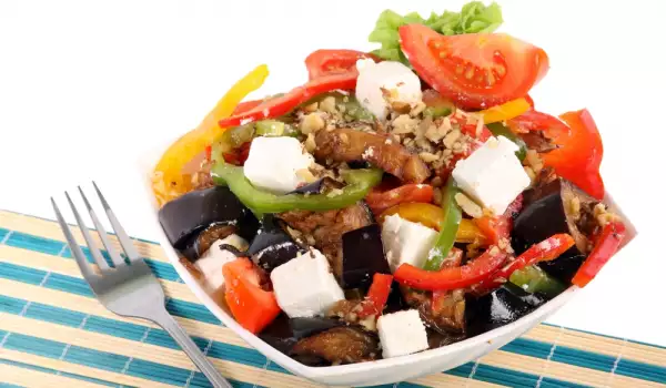Greek Eggplant Salad