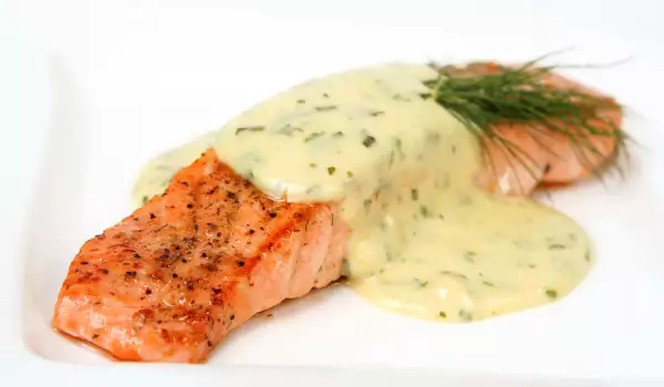 Salmon with Cream in the Oven