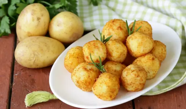 Potato Balls with Feta