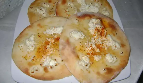 Greek Pitas with Feta Cheese