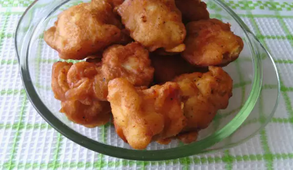 White Meat Bites in a Beer Crumbing