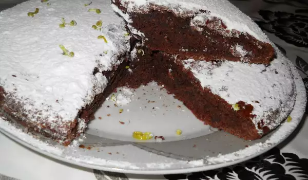 Cocoa Cake with Lemon Zest
