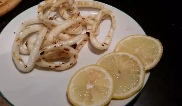 Squid in a Grill Pan