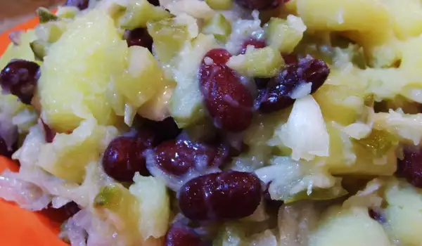 Potato Salad with Red Beans