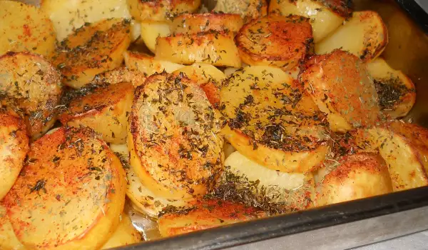 Spicy Potatoes with Savory