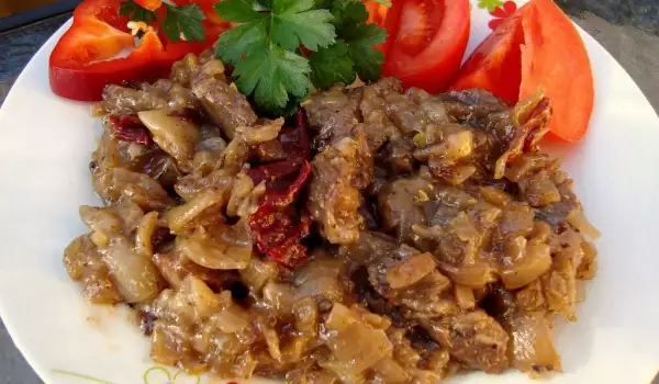 Kebab with Pork and Dried Peppers