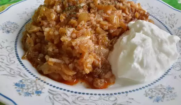 Roasted Sauerkraut with Rice