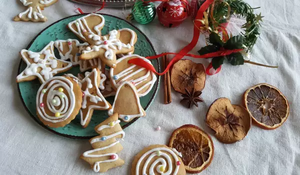 Christmas Honey-Gingerbread Cookies