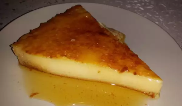 Easy, Homemade Creme Caramel in an Oven Dish