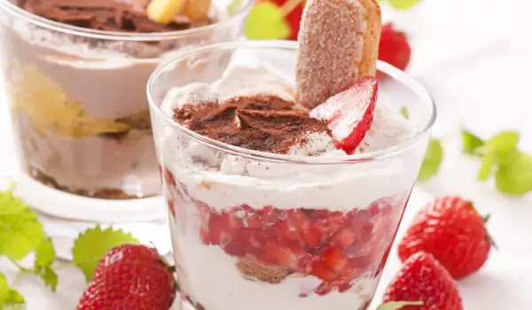 Fruit Mousse with Cottage Cheese