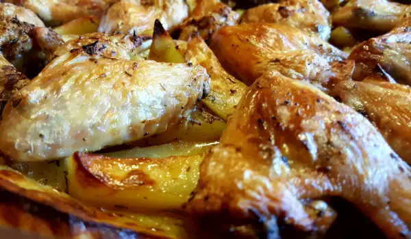 Chicken Wings with Potatoes