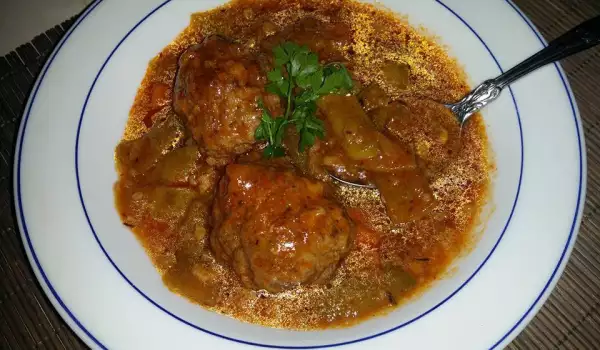 Meatball Stew with Green Beans