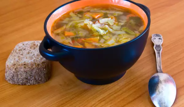Soup with Dried Mushrooms