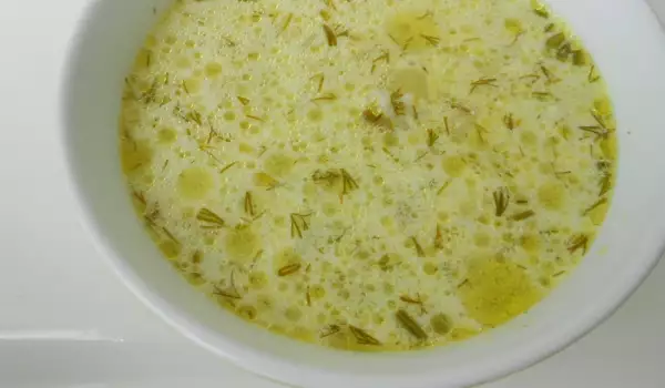 Zucchini Soup with Feta Cheese