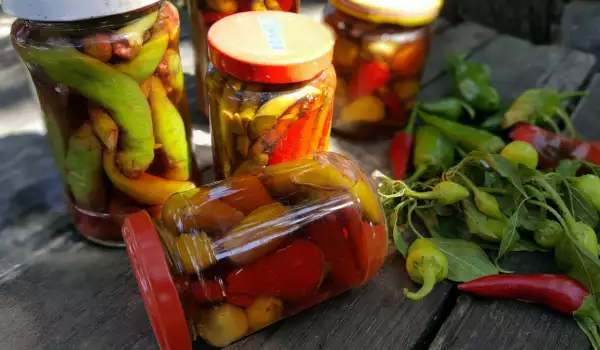 Pickled Hot Chili Peppers