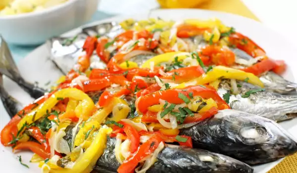 Baked Mackerel with Vegetables