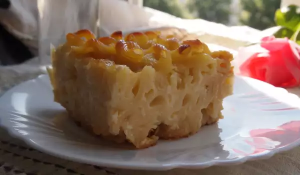 Macaroni in the Oven with Caramel