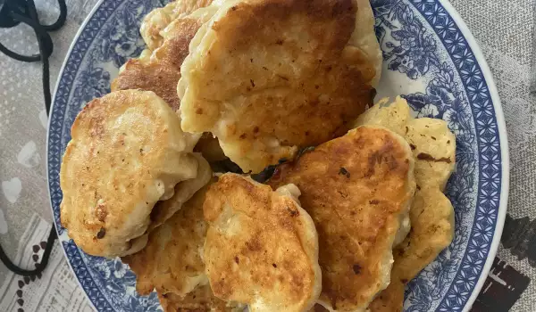 Fried Cakes with Feta Cheese