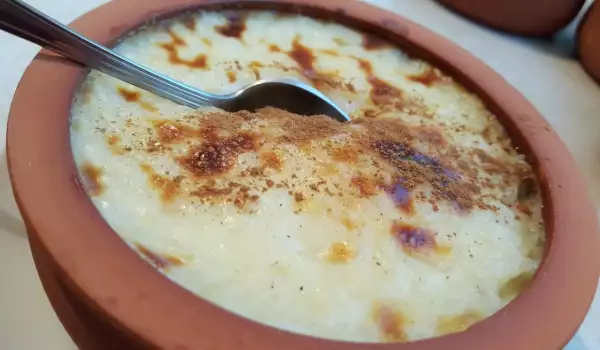 Baked Milk with Rice