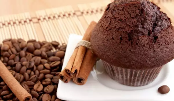 Chocolate Muffins with Cinnamon and Coffee
