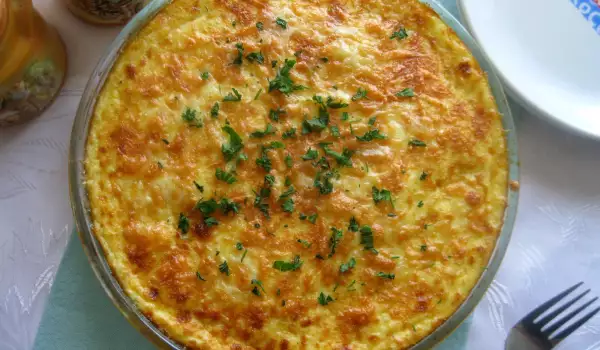Moussaka with Mince, Peppers and Bechamel Sauce