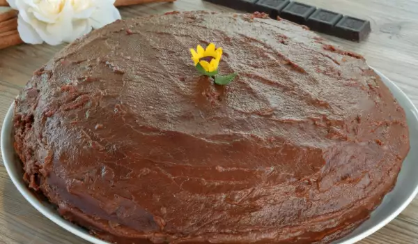 Chocolate Cake with Panettone