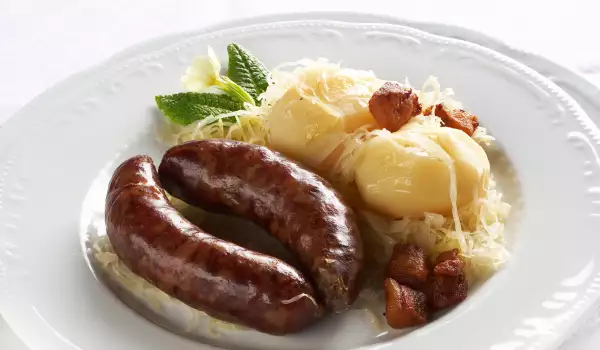Sausage with White Wine