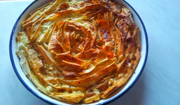 Pleated Phyllo Pastry
