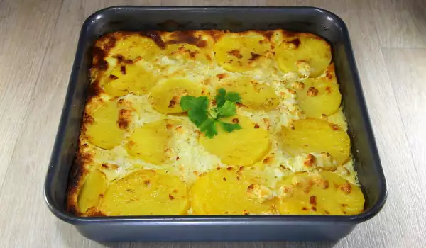 Gratin with Feta and Potatoes