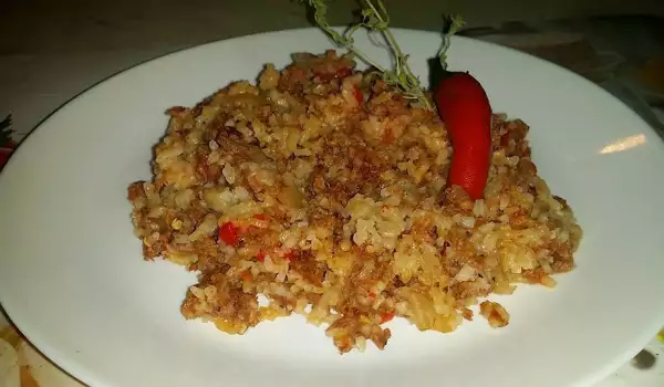Rice with Mince in the Oven