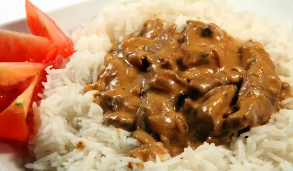 Beef Kebab with Rice