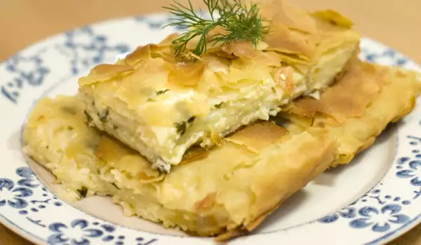 Phyllo Pastry with Cheese and Ready Made Pastry