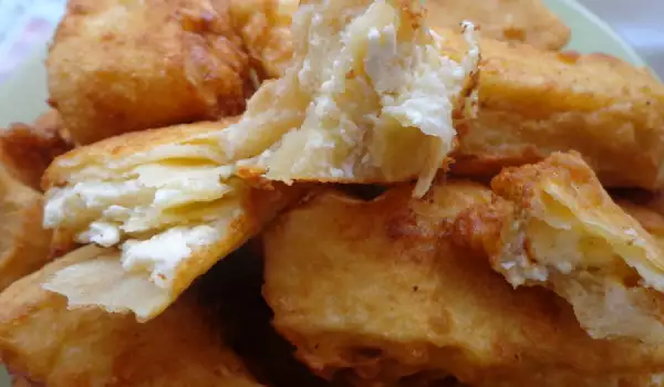 Fried Feta Cheese Buns