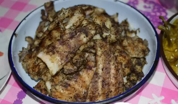 Grilled Pork Steaks with a Beer Marinade
