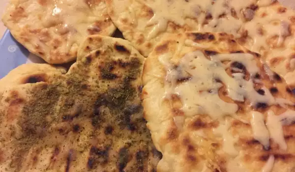 Easy Flatbread on a Grill Pan