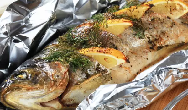Stuffed Grilled Trout