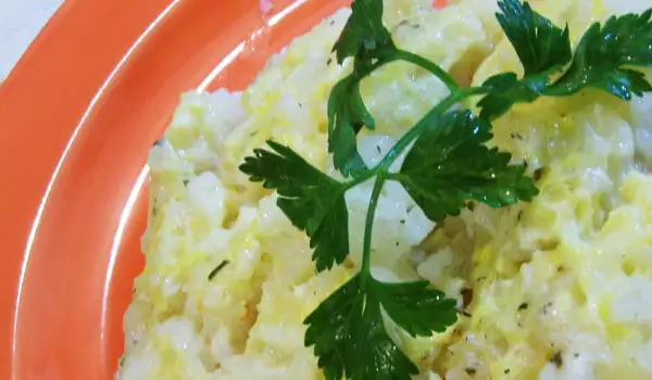 Baked Rice with Eggs
