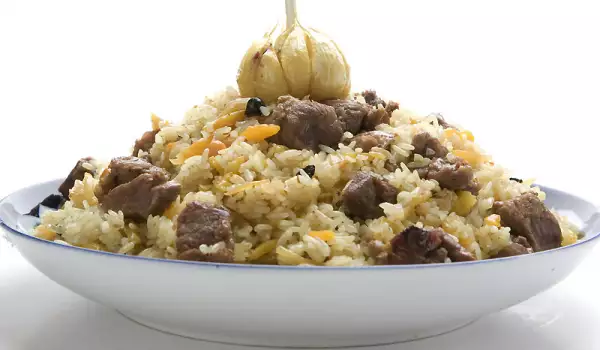 Chicken Gizzards with Rice and Carrot