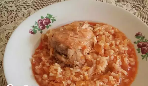 Sauerkraut with Chicken and Rice