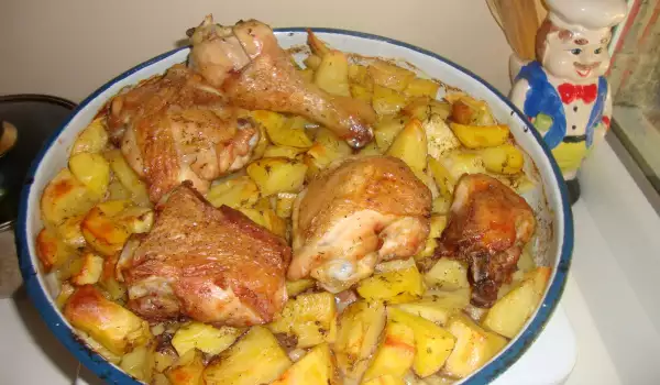 Chicken Legs with Potatoes