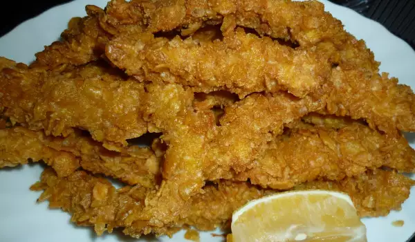Chicken Fillets with Cornflakes in the Oven