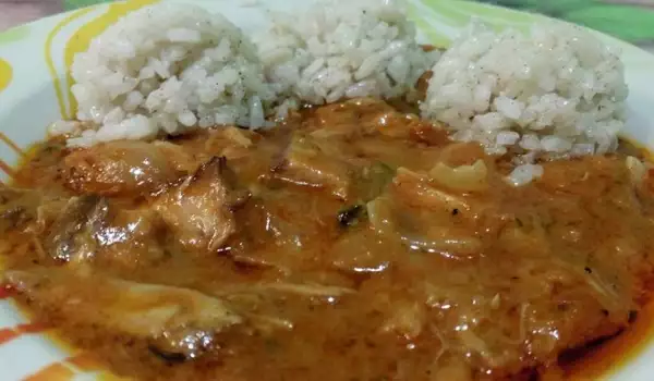 Chicken Kavarma with Rice