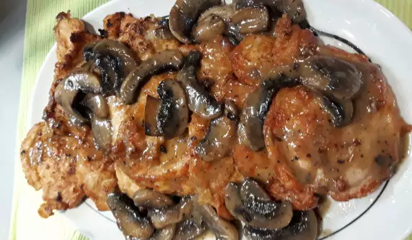 Chicken Scaloppini with Mushrooms