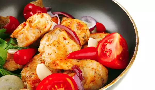 Chicken with Olives and Mushrooms