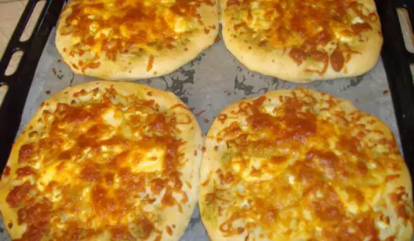 Pitas with Cheese and Feta