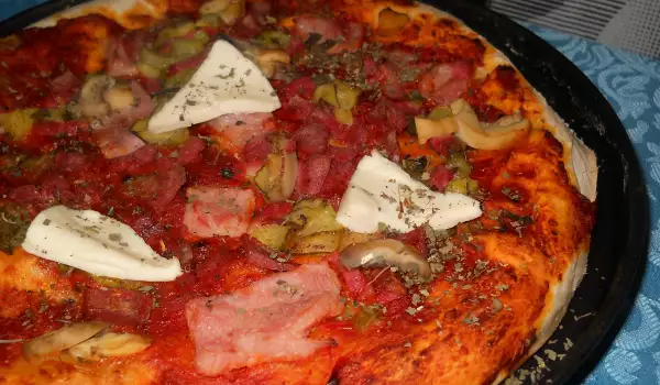 Appetizing Pizza with Ready-Made Dough