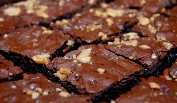 Brownies with Walnuts, Vanilla and Cocoa