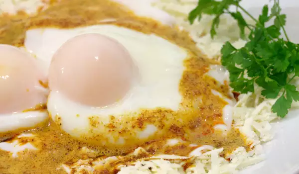 Fried Eggs with Mustard
