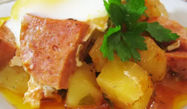 Delicious Dish with Sausage and Potatoes