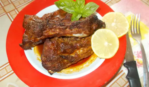 Spicy Ribs with Cabbage Juice